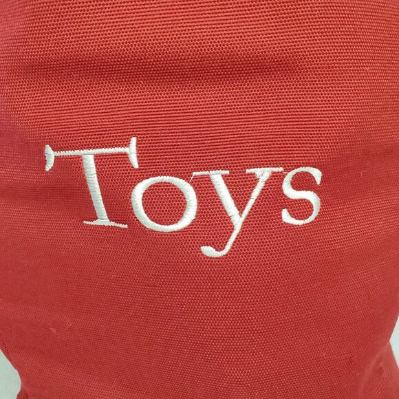 Toy Storage Burgandy Red Basket with Reinforced Handles to keep Toys In - Picture 3 of 9